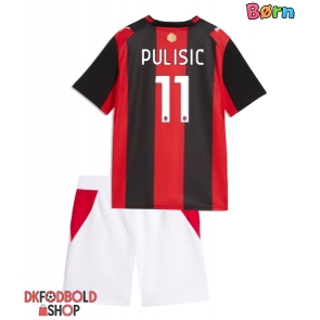 AC Milan Christian Pulisic #11 Hjemmebanesæt Børn 2026-27 Kort ærmer (+ korte bukser)